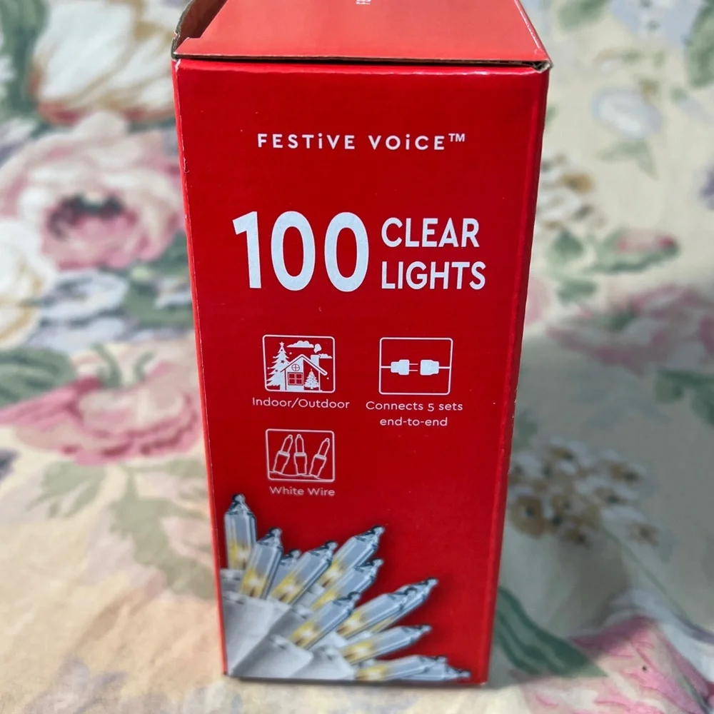Clear Holiday String Lights